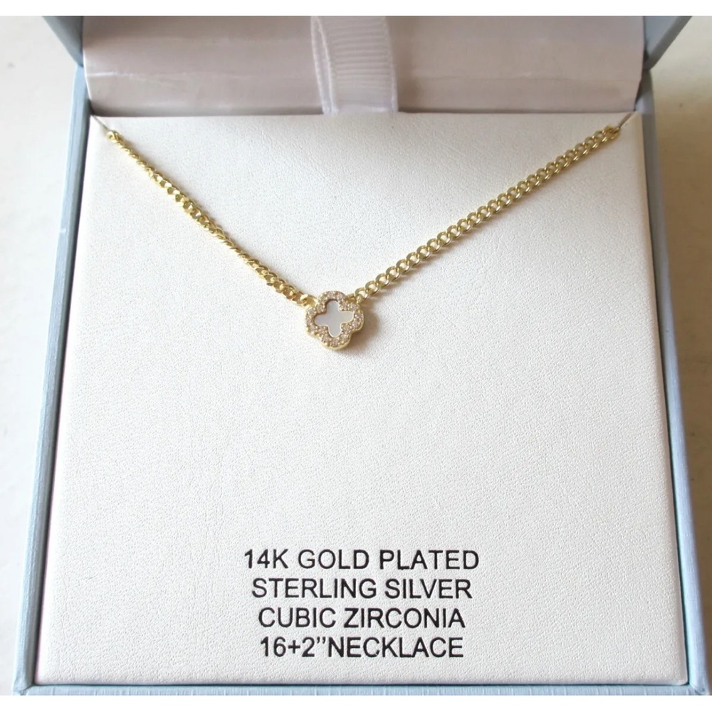 Rachel Zoe Gold Plated Necklace with Silver Accents